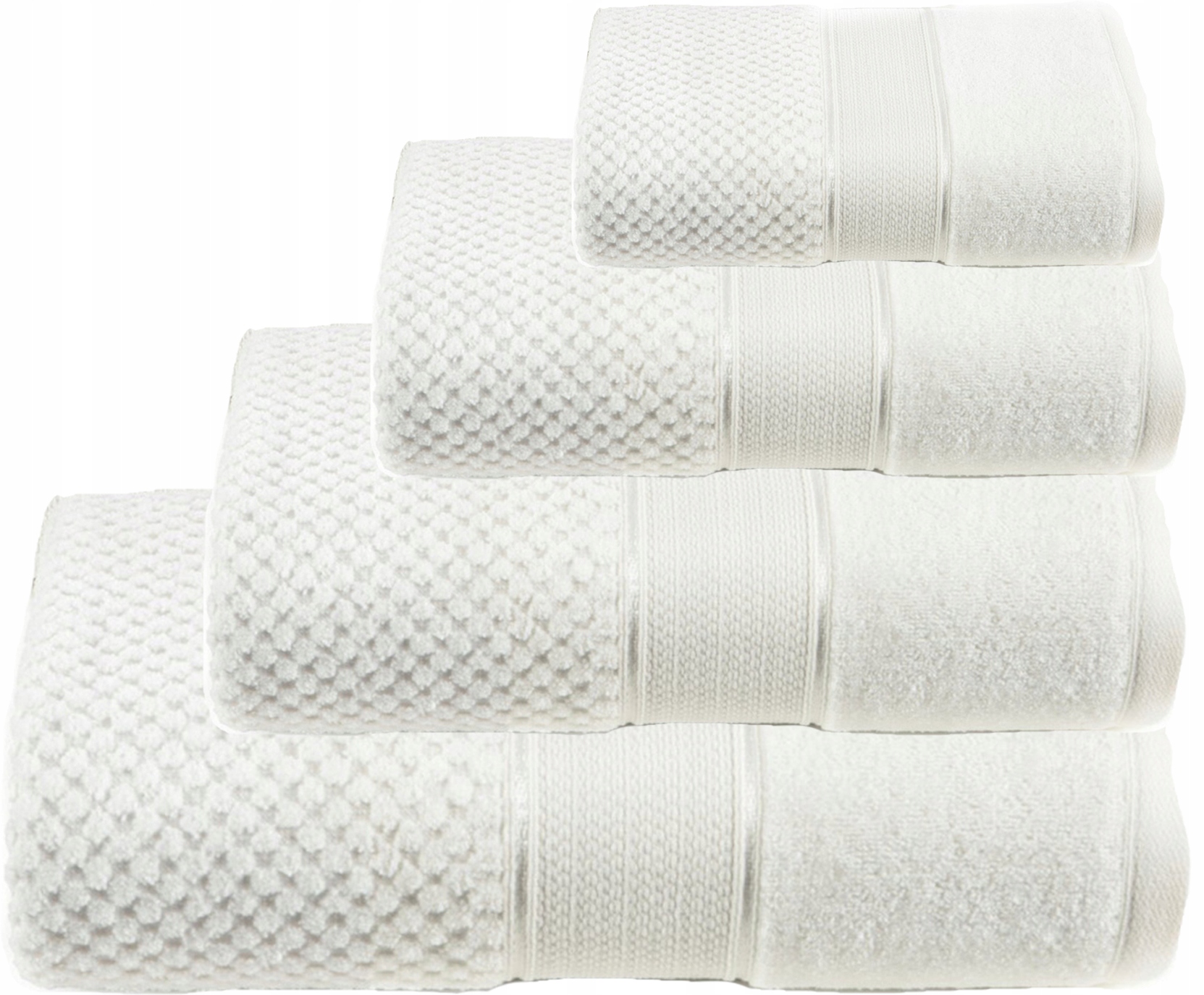 KOMPLET RĘCZNIKÓW 4x SZTUK RĘCZNIKI PREZENT bawełna 500 g/sm - obrazek 14