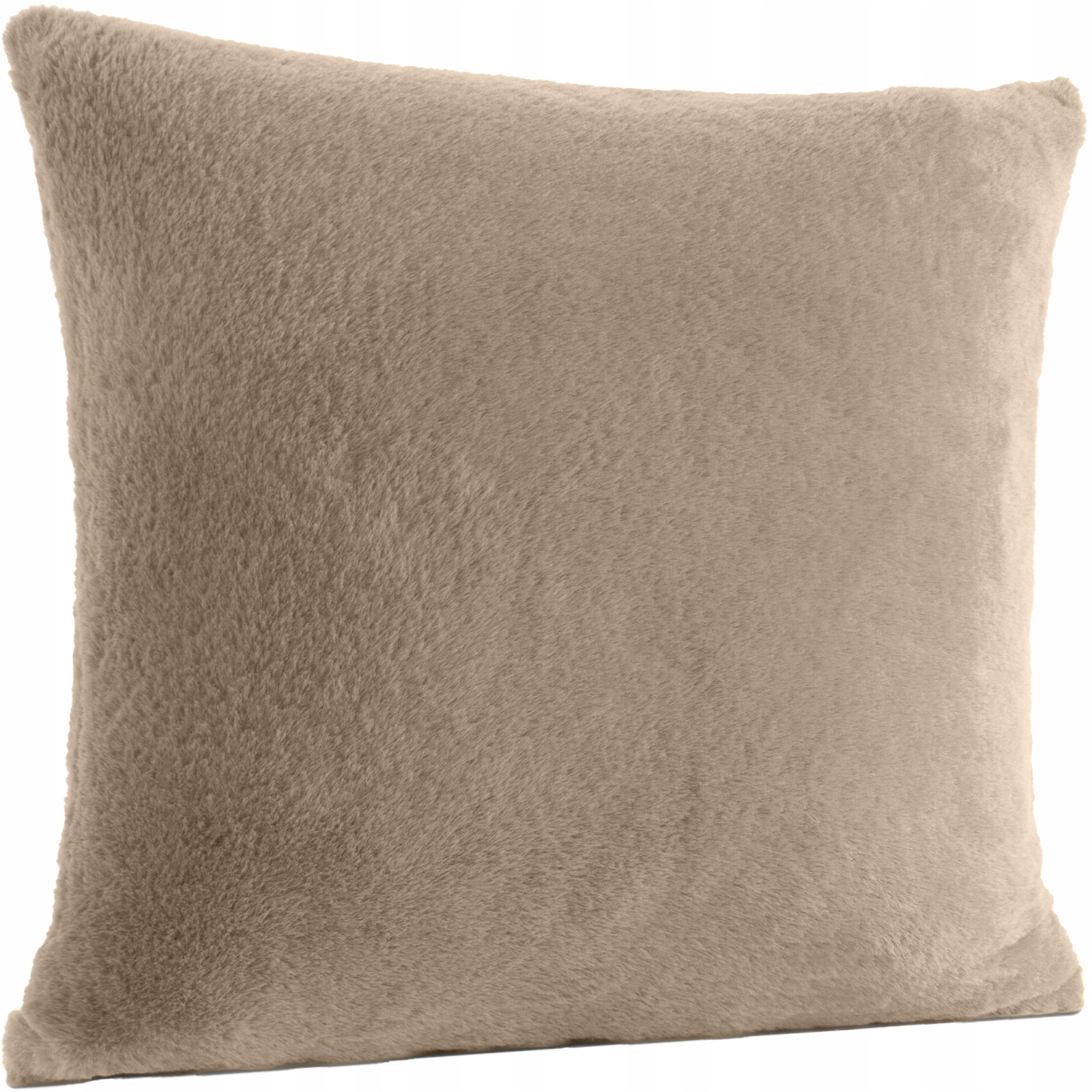 Poszewka dekoracyjna 45 x 45cm futrzana jasny beż - obrazek 2