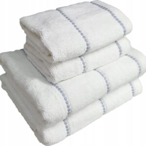 Ręcznik 2 x 50x90cm + 2 x 70x140cm 500g bawełna komplet biały