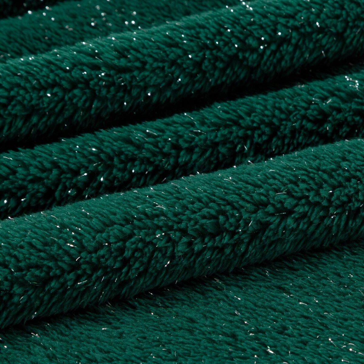 Koc narzuta mięciutki gruby 150 cm x 200 cm zielony - obrazek 11