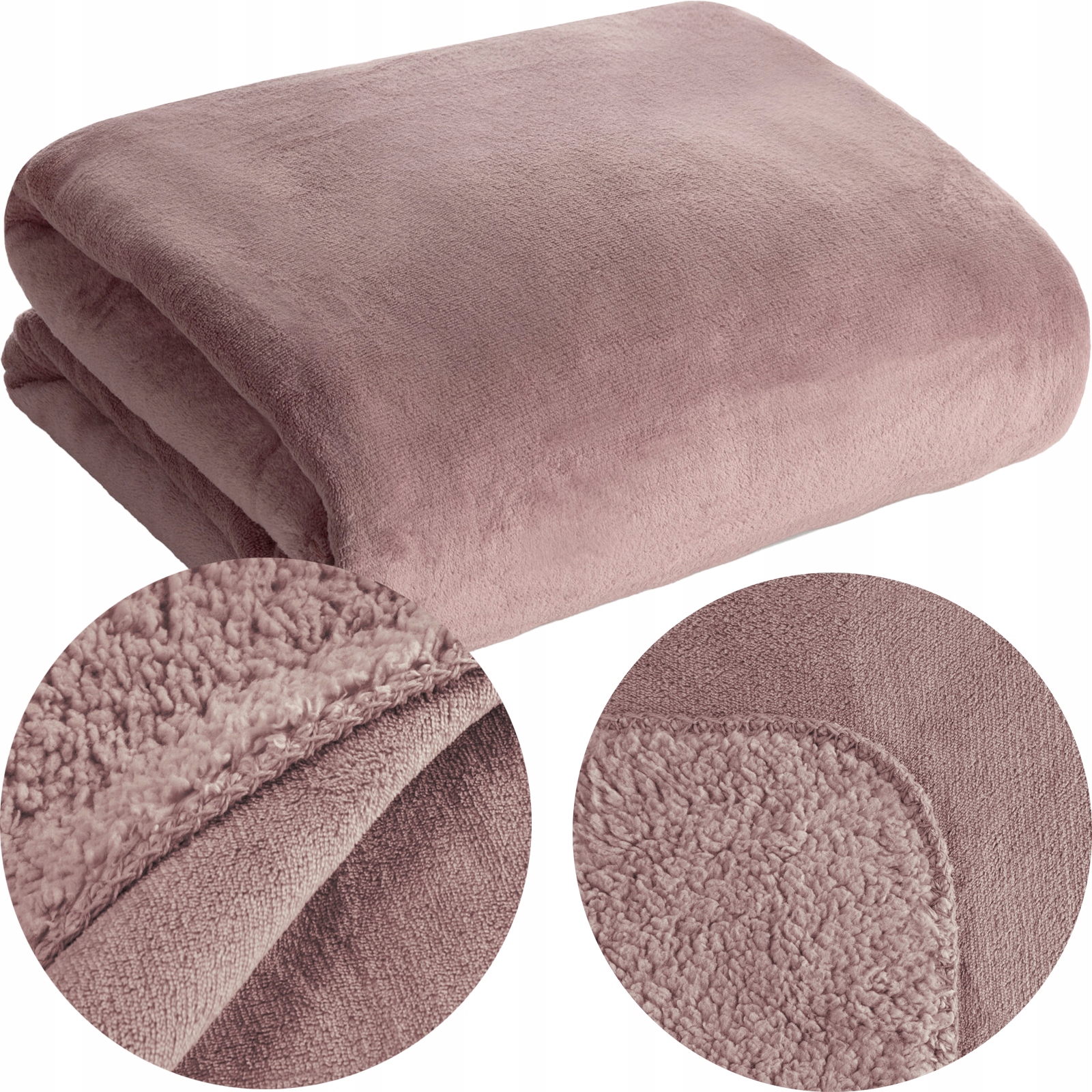 Mięciutki koc narzuta dwustronny 70 cm x 160 cm kolory - obrazek 16