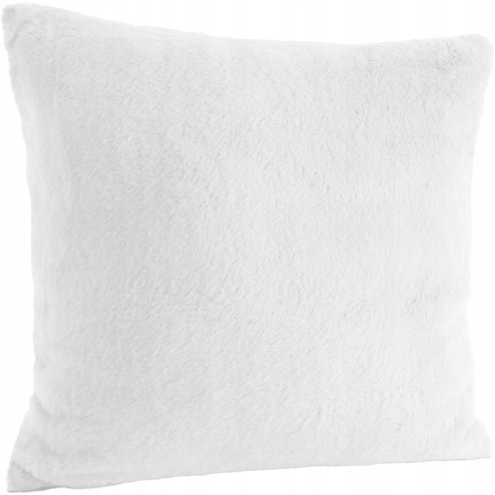 Poszewka dekoracyjna 45 x 45cm futrzana biały - obrazek 2