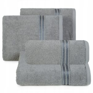 Ręcznik 2 x 50x90cm + 2 x 70x140cm 450g bawełna komplet stal