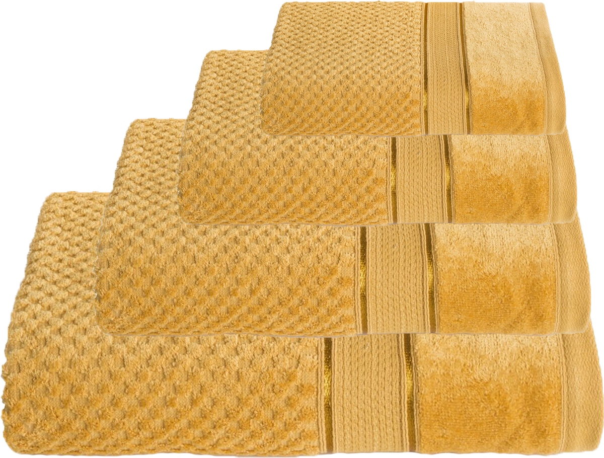 KOMPLET RĘCZNIKÓW 4x SZTUK RĘCZNIKI PREZENT bawełna 500 g/sm - obrazek 7