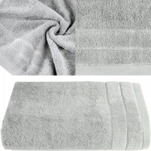 RĘCZNIK Z NATURALNEJ BAWEŁNY 30x50 STAL