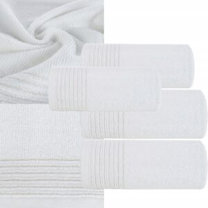 Ręcznik 2 x 50x90cm + 2 x 70x140cm 500g bawełna zestaw biały