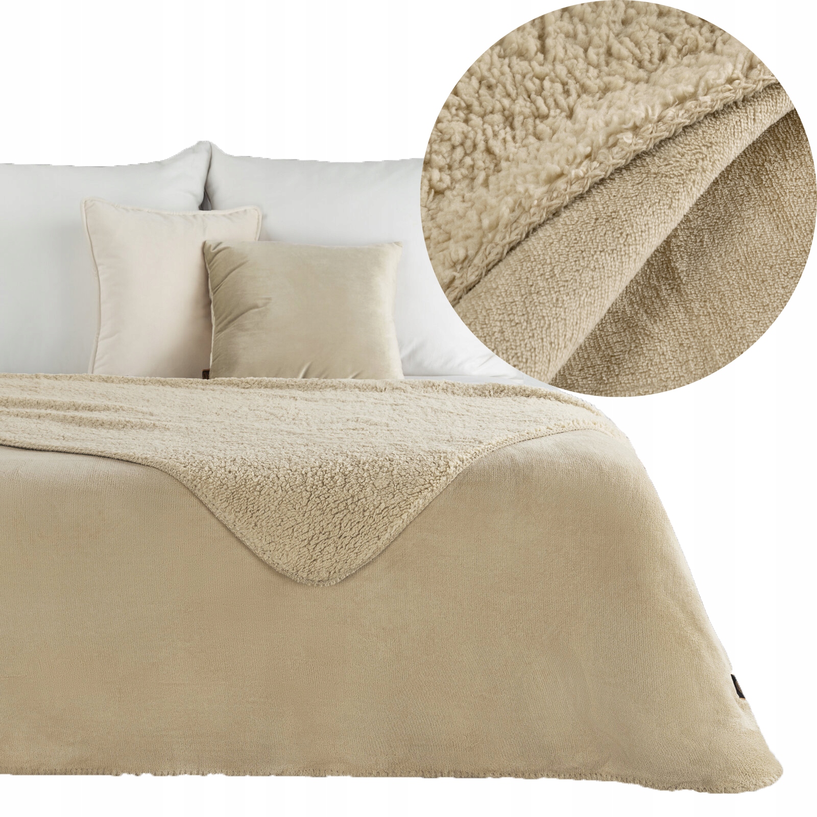 Mięciutki koc narzuta dwustronny 200 cm x 220 cm kolory - obrazek 13