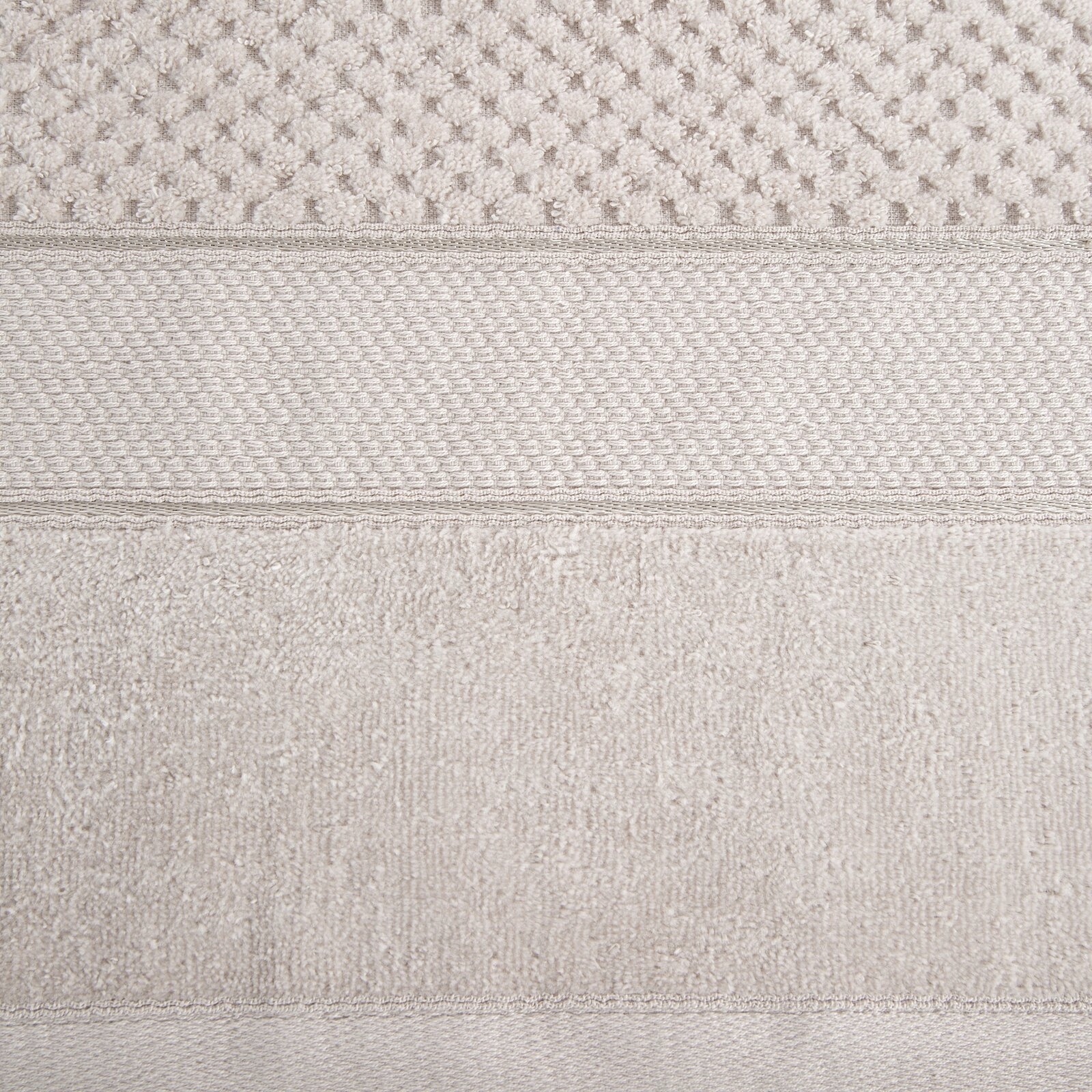 DUŻY RĘCZNIK 90X150 BEŻOWY - obrazek 3