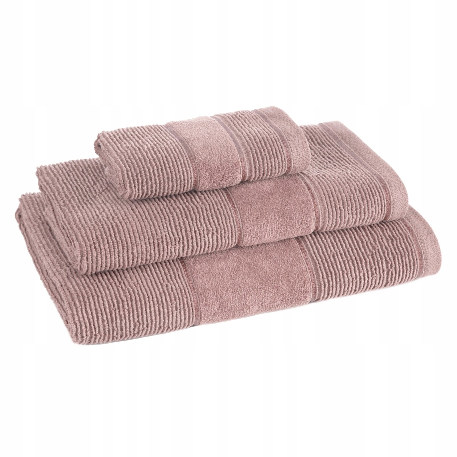 Ręcznik kąpielowy 70x140cm 500 gsm bawełna miękki chłonny pudrowy - obrazek 12