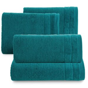 Ręcznik 2 x 50x90cm + 2 x 70x140cm 500g bawełna komplet ciemny turkus
