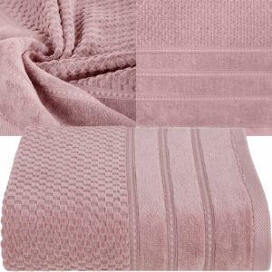 RĘCZNIK KĄPIELOWY BAWEŁNA 70x140 KOLORY PREZENT C.RÓŻ