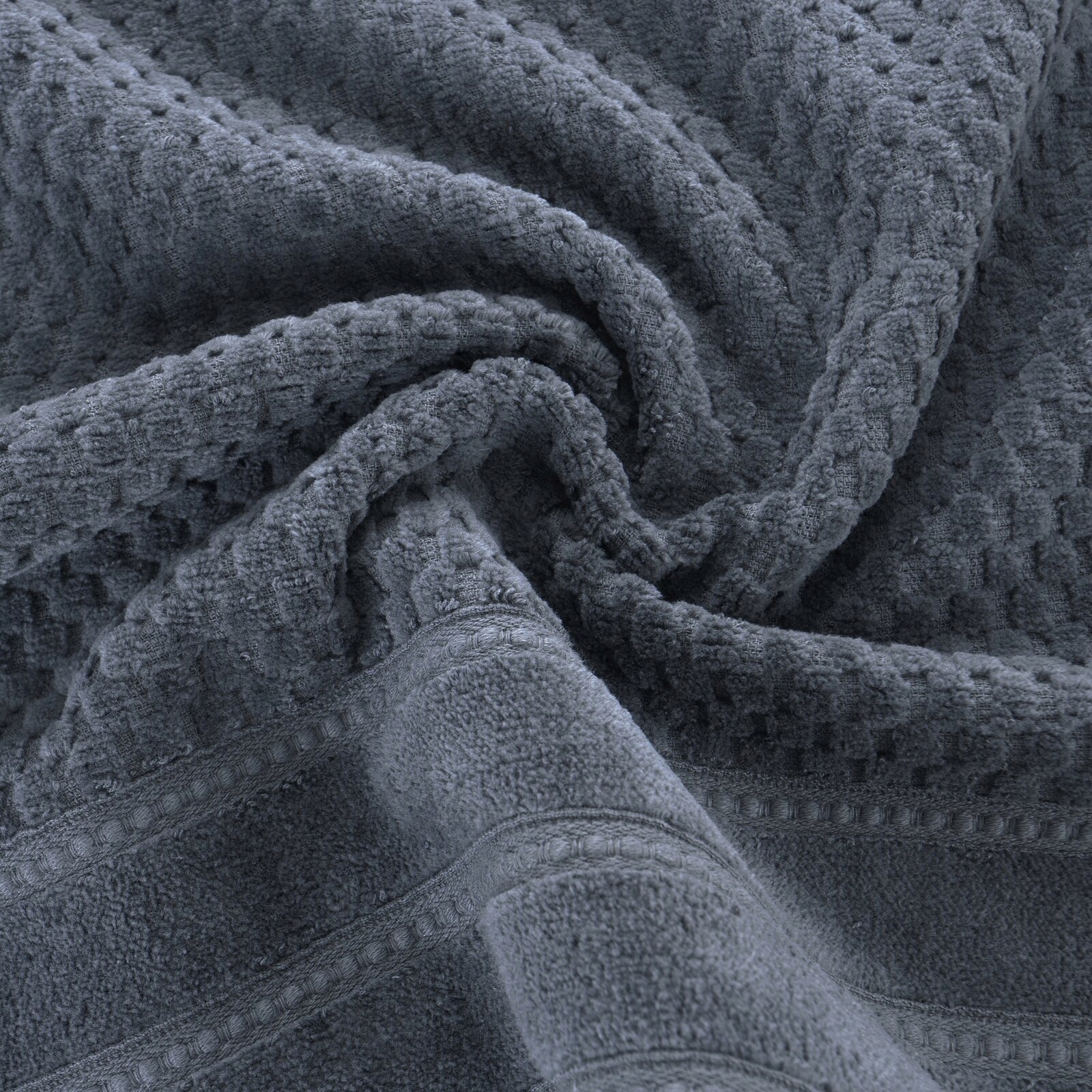 Ręcznik 2 x 50x90cm + 2 x 70x140cm 500g bawełna komplet stal - obrazek 6