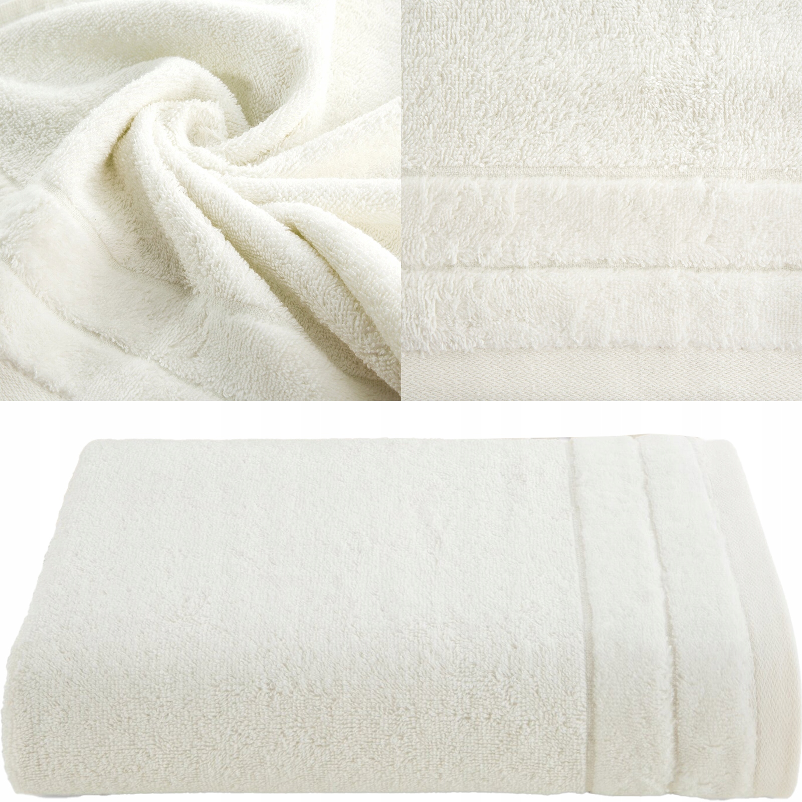 RĘCZNIK Z NATURALNEJ BAWEŁNY 30X50 KREM - obrazek 4