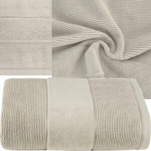 Ręcznik kąpielowy 70x140cm 500 gsm bawełna miękki chłonny beżowy