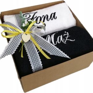 PREZENT RĘCZNIKI ŚLUB ROCZNICA MAMA BABCIA TATA