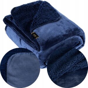 Koc narzuta dwustronny PREMIUM 170 x 210cm KOLORY