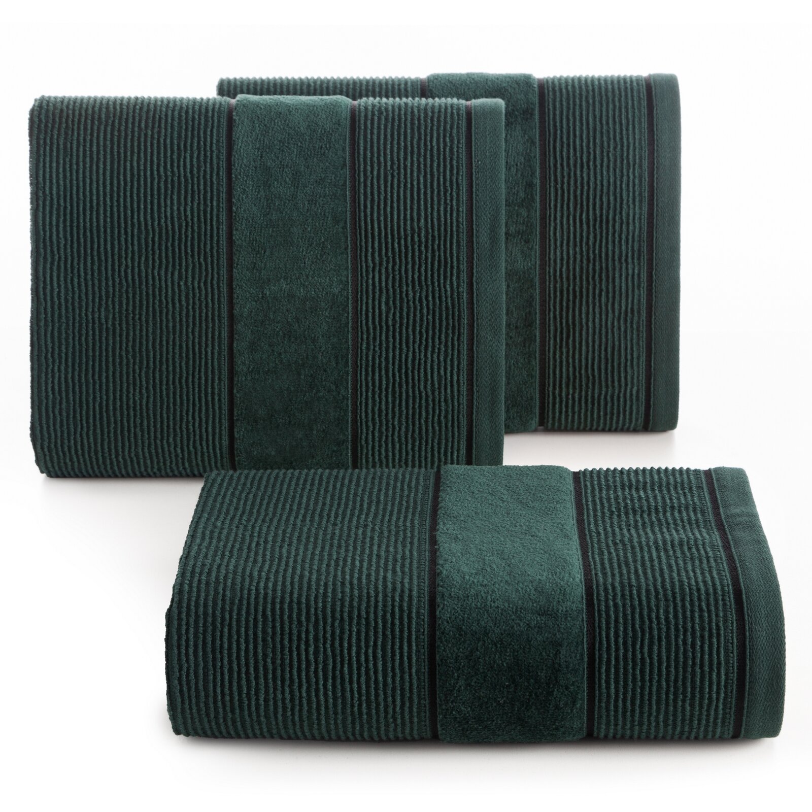 Ręcznik kąpielowy 70x140cm 500 gsm bawełna miękki chłonny c.zielony - obrazek 8