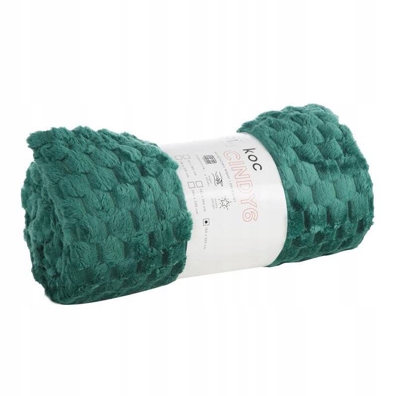 Koc narzuta 200 cm x 220 cm bardzo miękki w dotyku z efektem 3d - obrazek 13