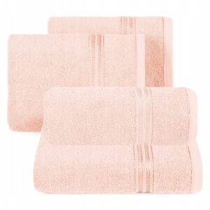 Ręcznik 2 x 50x90cm + 2 x 70x140cm 450g bawełna komplet j.róż