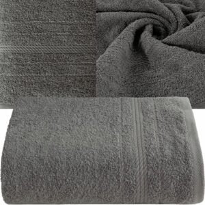 Miękki ręcznik kąpielowy 30X50 gramatura 450 STALOWY