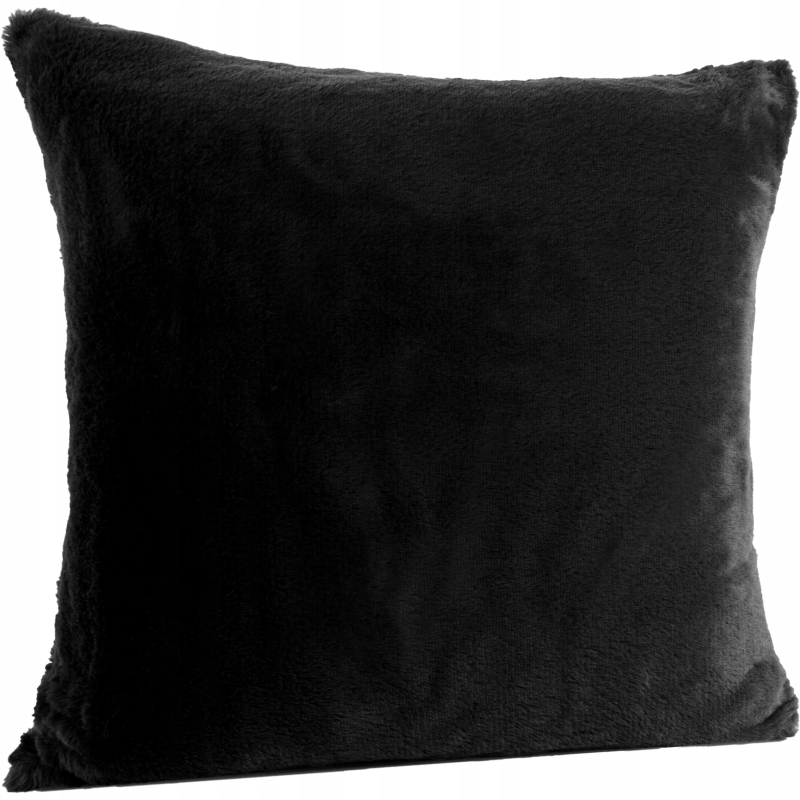 Poszewka dekoracyjna 45 x 45cm futrzana czarny - obrazek 2