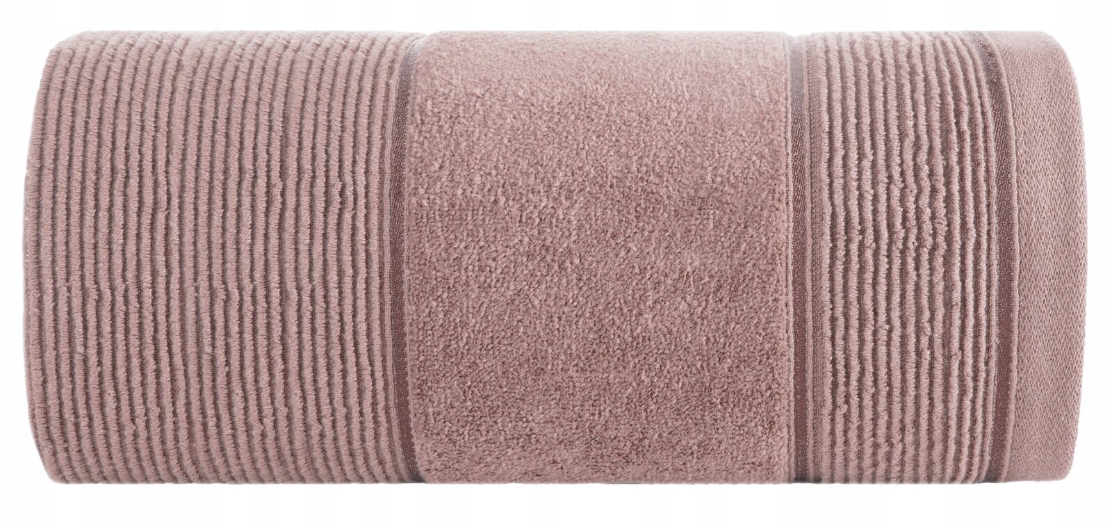 Ręcznik kąpielowy 50x90cm 500 gsm bawełna miękki chłonny pudrowy - obrazek 9