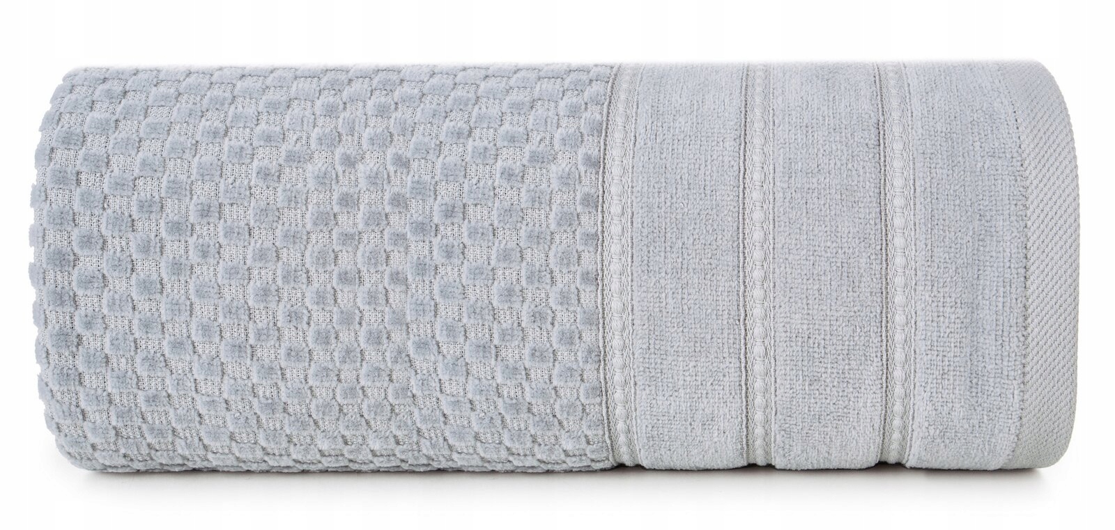 Ręcznik 2 x 50x90cm + 2 x 70x140cm 500g bawełna komplet srebrny - obrazek 4