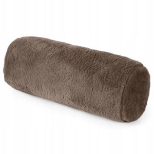 Poszewka w kształcie wałka z wypełnieniem 45 x 15cm beż