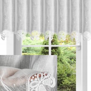 FIRANA DO KUCHNI BIAŁY KOLOR WYS 70 CM ZAZDROSTKA ETAMINA