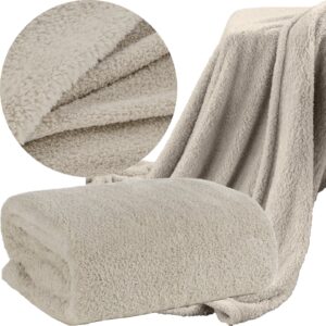 Mięciutki koc narzuta 70x160 beż