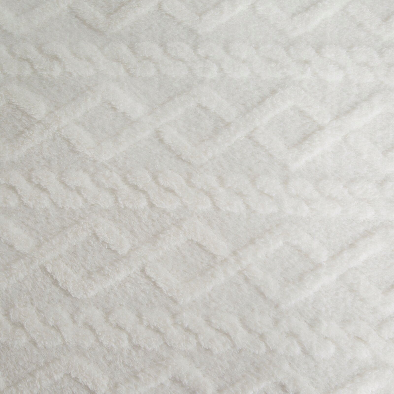 Prezent Mięciutki koc narzuta 200 cm x 220 gruby 260GSM biały - obrazek 7