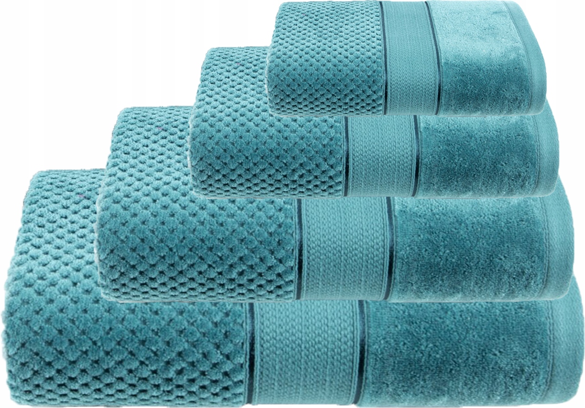 KOMPLET RĘCZNIKÓW 4x SZTUK RĘCZNIKI PREZENT bawełna 500 g/sm - obrazek 7