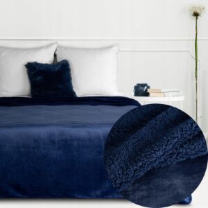 Koc narzuta dwustronny PREMIUM 200 x 220cm KOLORY