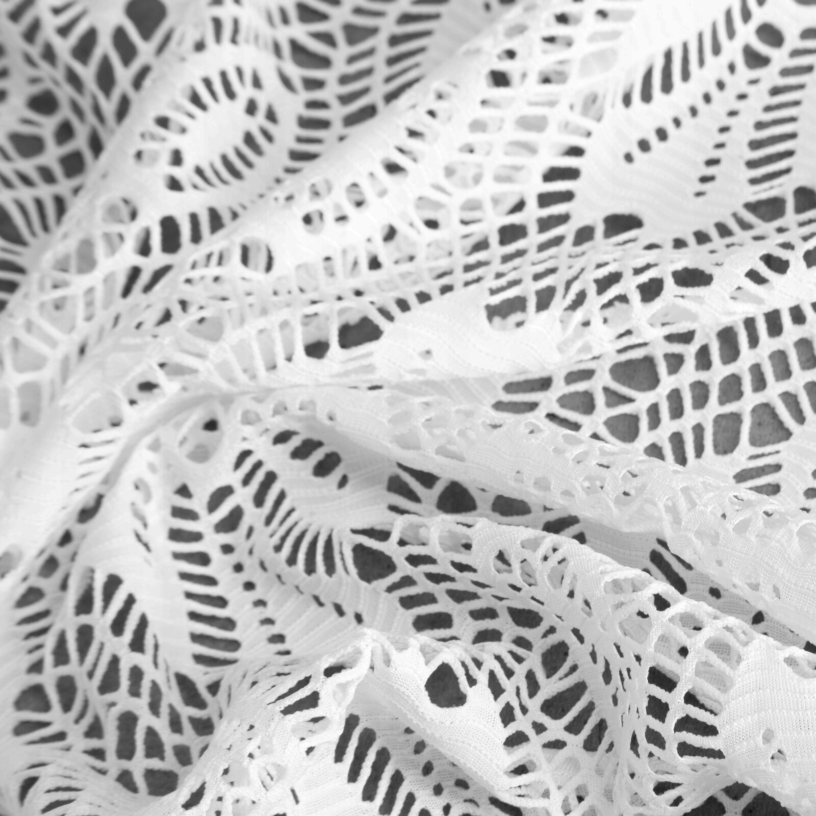 Firana biała w stylu boho 140 cm x 250 w przelotkę - obrazek 8