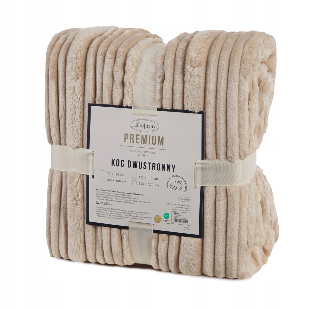 Koc narzuta mięciutki gruby 220 cm x 200 cm - obrazek 13