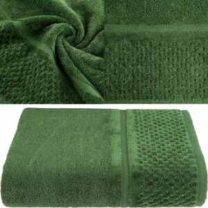 RĘCZNIK Z NATURALNEJ BAWEŁNY 30X50 ZIELONY