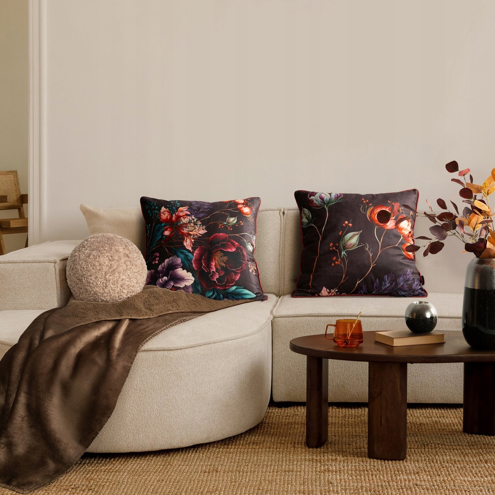 Koc narzuta dwustronny PREMIUM 150 x 200 cm ciemny brąz - obrazek 12