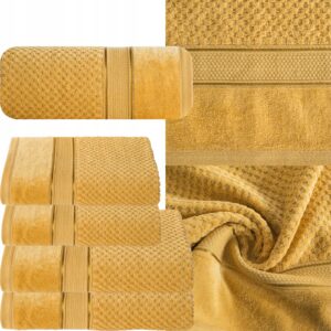 KOMPLET RĘCZNIKI KĄPIELOWE 4x SZTUK PREZENT 500gsm