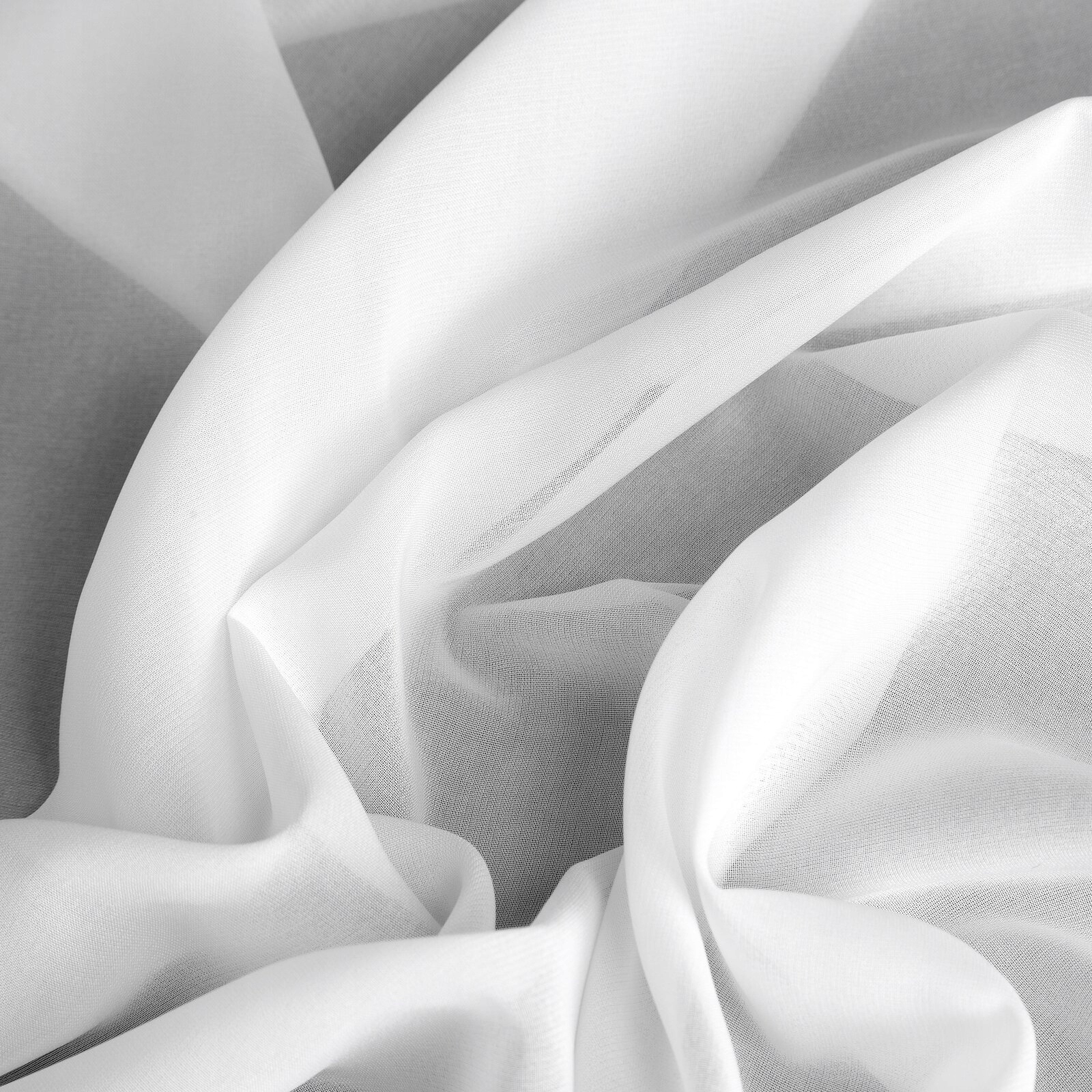 Firana gotowa biała 400x270 taśma szyfon bez prasowania - obrazek 13