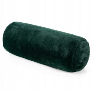 Poszewka w kształcie wałka z wypełnieniem 45 x 15cm ciemny zielony