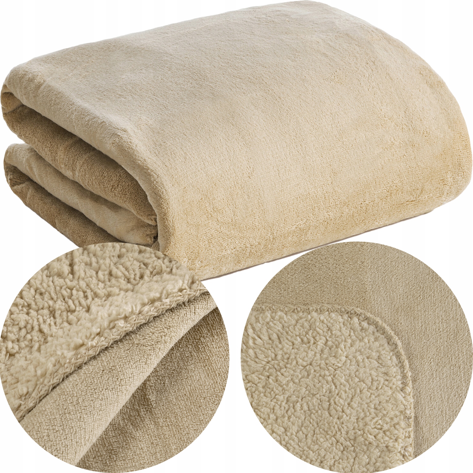 Mięciutki koc narzuta dwustronny 170 cm x 210 cm kolory PREMIUM - obrazek 5