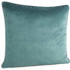 Poszewka dekoracyjna 45X45 c.niebieska z wypustką welwetowa