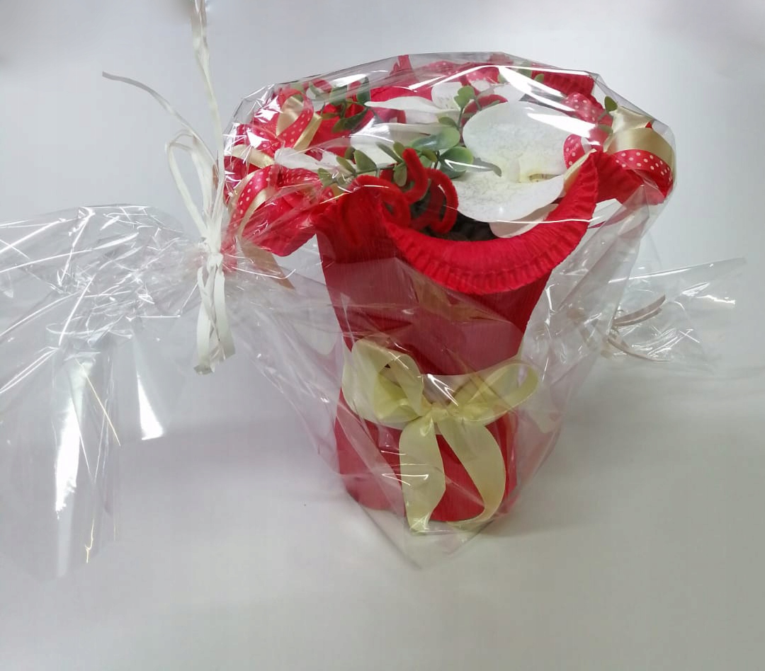 PREZENT DLA MAMY ZESTAW RĘCZNIKÓW 3 SZT BUKIET - obrazek 7