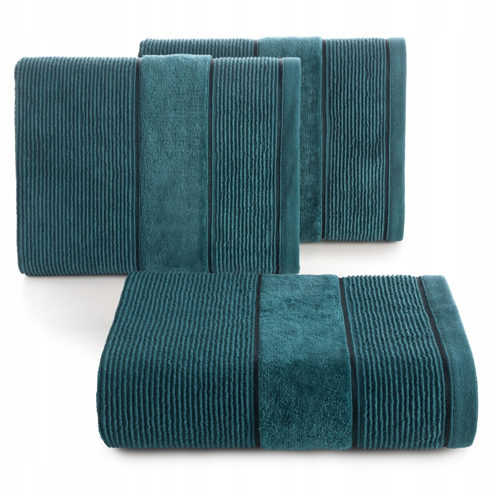 Ręcznik kąpielowy 70x140cm 500 gsm bawełna miękki chłonny c.turkus - obrazek 8