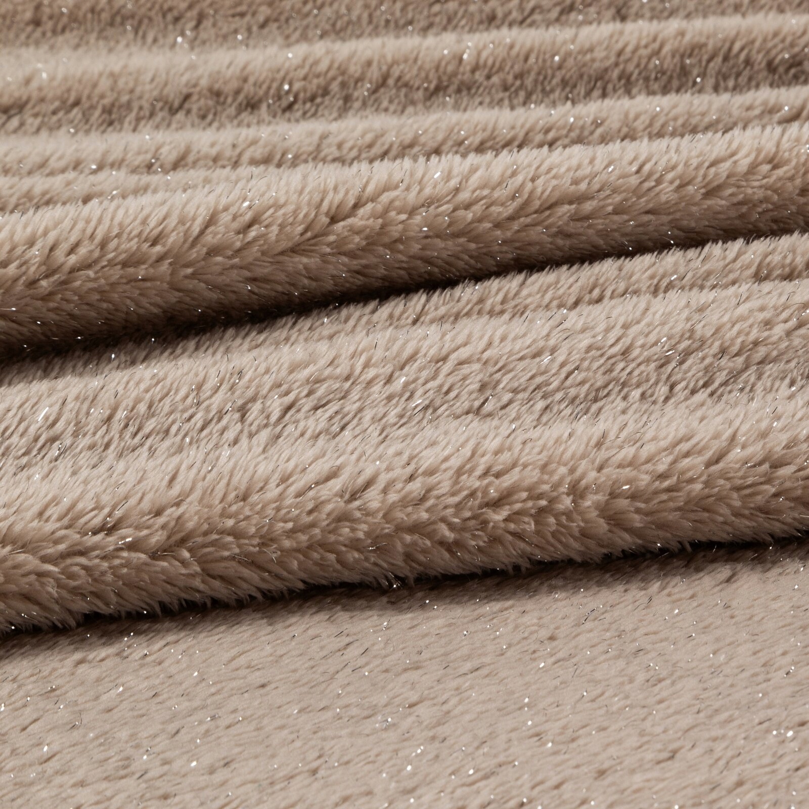 Koc Eurofirany poliester 150 cm x 200 cm beżowy - obrazek 11