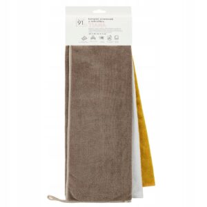 Zestaw 3 ścierek TIANA/01 40x40 kolorowe mikrofibra