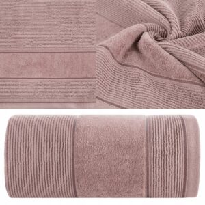Ręcznik kąpielowy 50x90cm 500 gsm bawełna miękki chłonny pudrowy