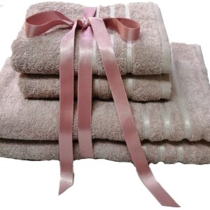 KOMPLET RĘCZNIKI KĄPIELOWE 4 szt PREZENT