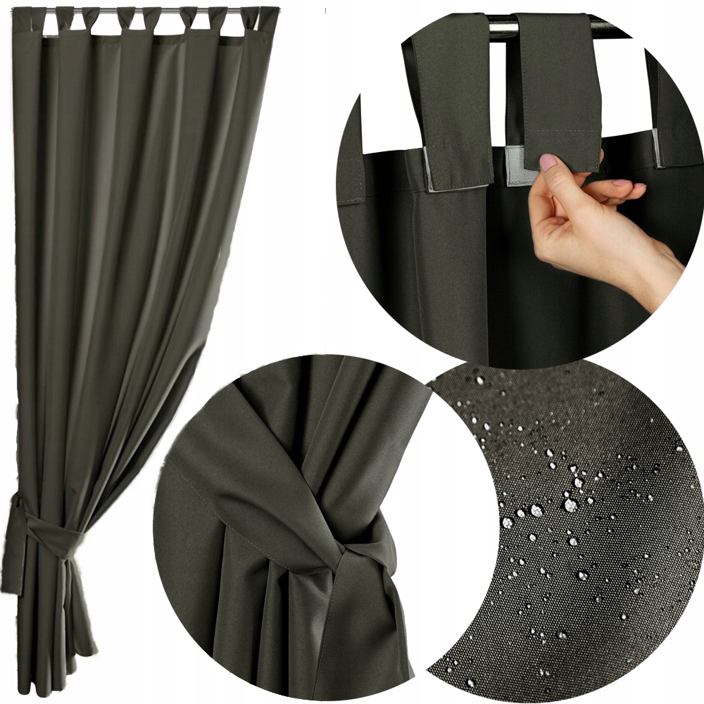 Zasłona ogrodowa 155x220 wodoodporna na szelkach - obrazek 12