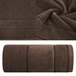 Ręcznik kąpielowy 70x140cm 500 gsm bawełna miękki chłonny brąz